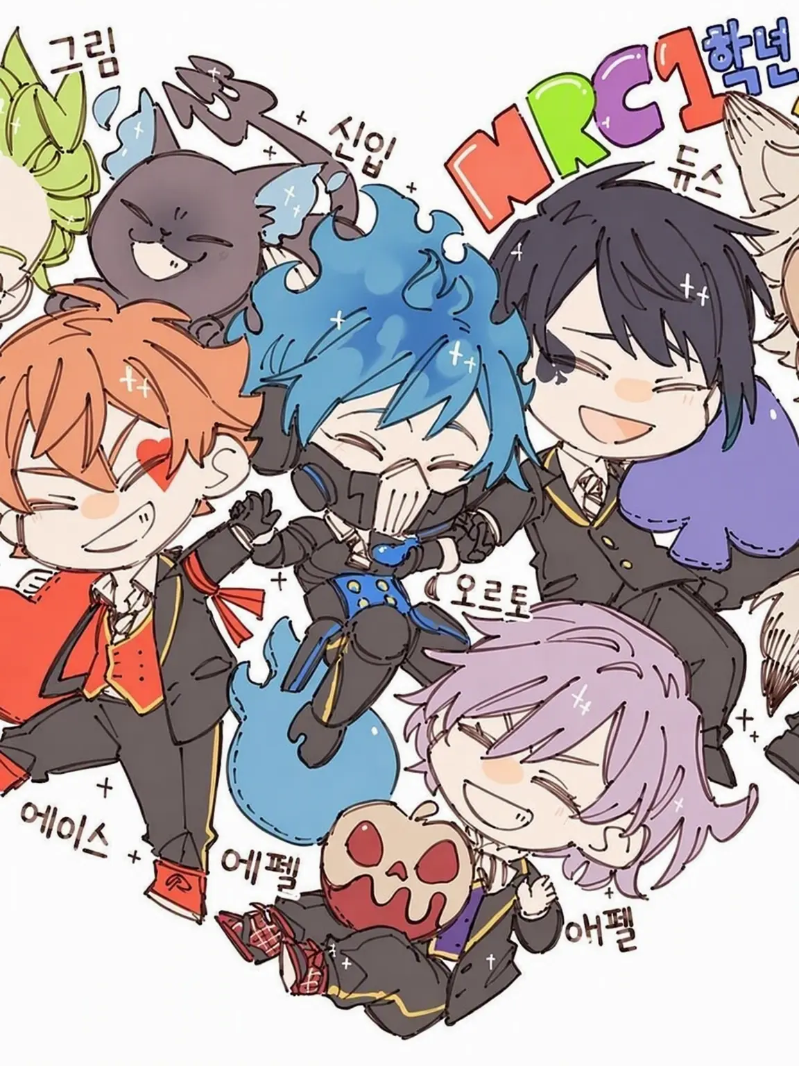 nagisa_sumi의 트위스테 1, 2, 3학년에게 사랑받고 있어!