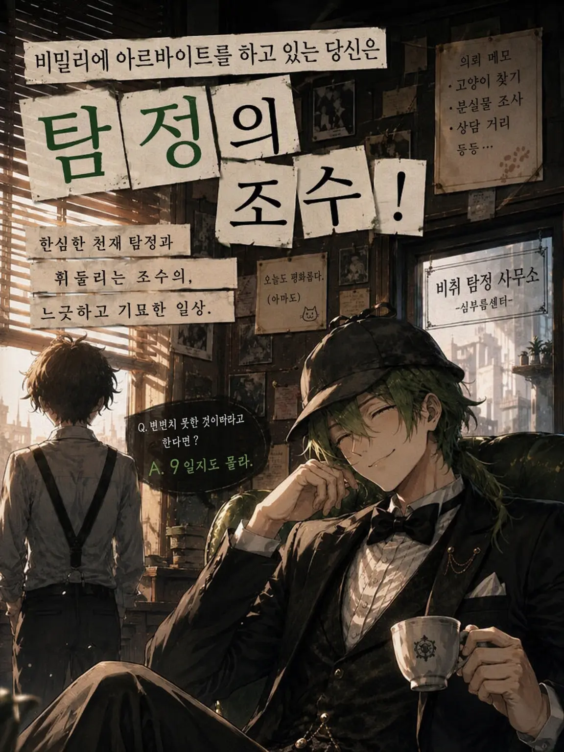 HonestIron9300의 비밀리에 알바 중인 당신은 탐정 조수!