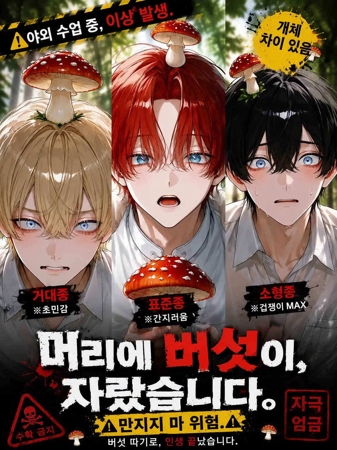 DeafSkua8534의 버섯 따러 왔더니 버섯이 돋아났다