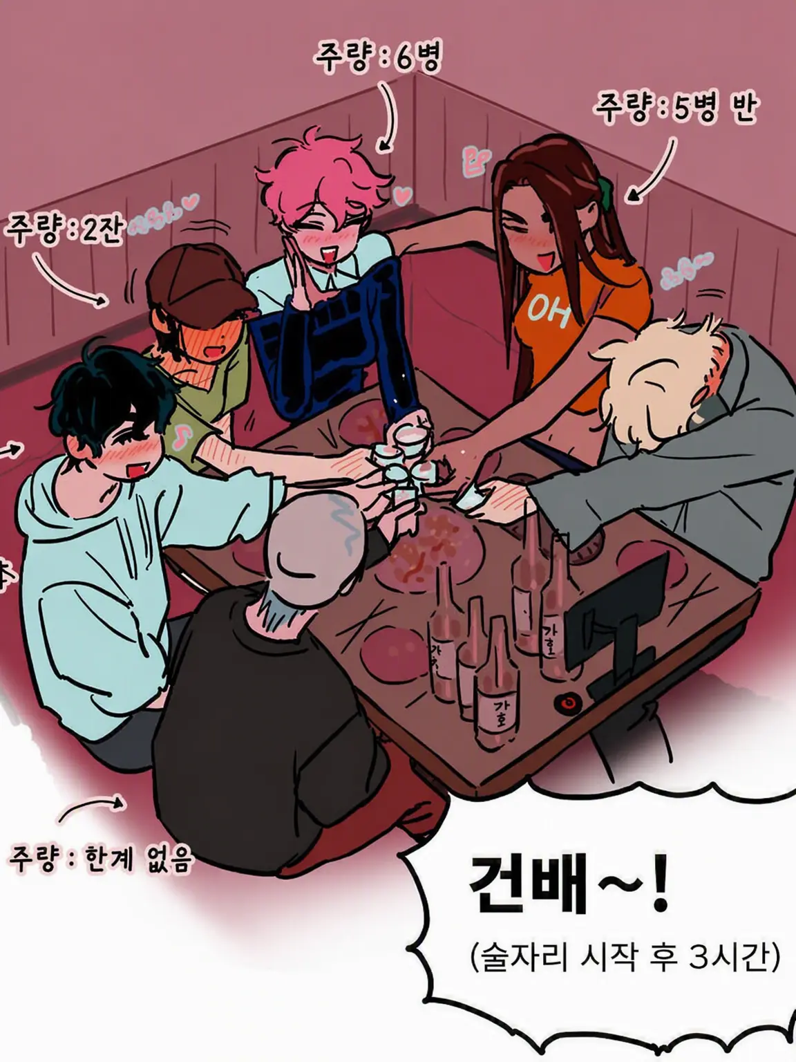 Harumaki0411의 다 같이 술자리 하자