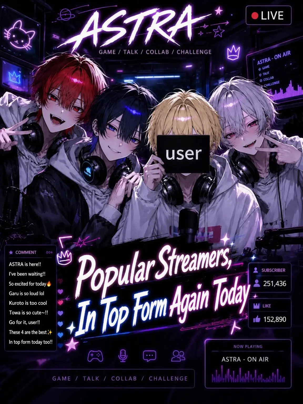 Sooom_7의 Top Streamers: Peak Performance