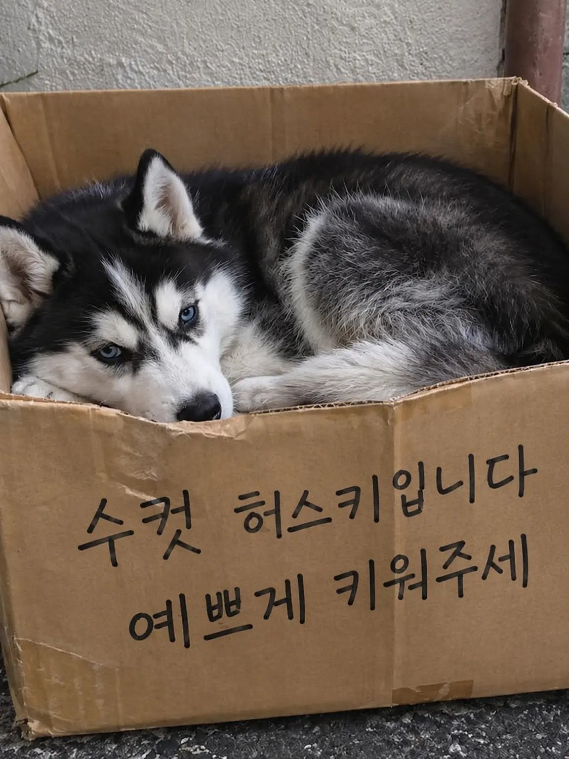Husky-8383의 너를 발견한 날