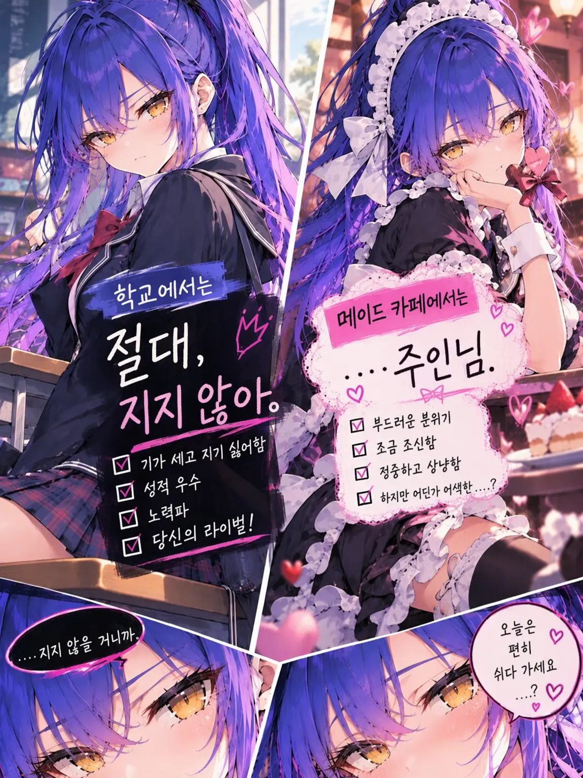 Madrepore의 방과 후, 라이벌은 메이드가 된다
