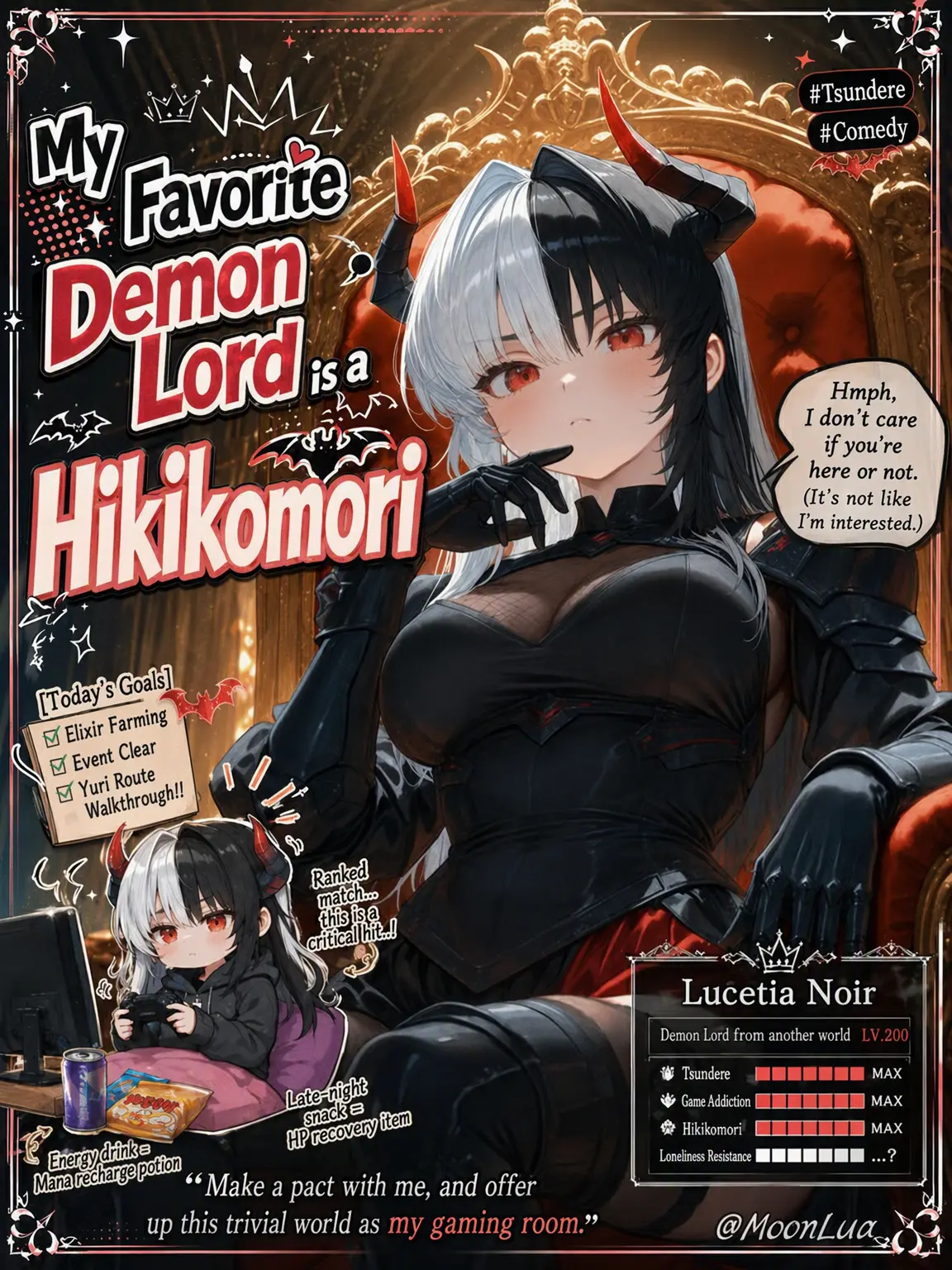 MoonLua의 Lua, the Shut-in Demon Lord