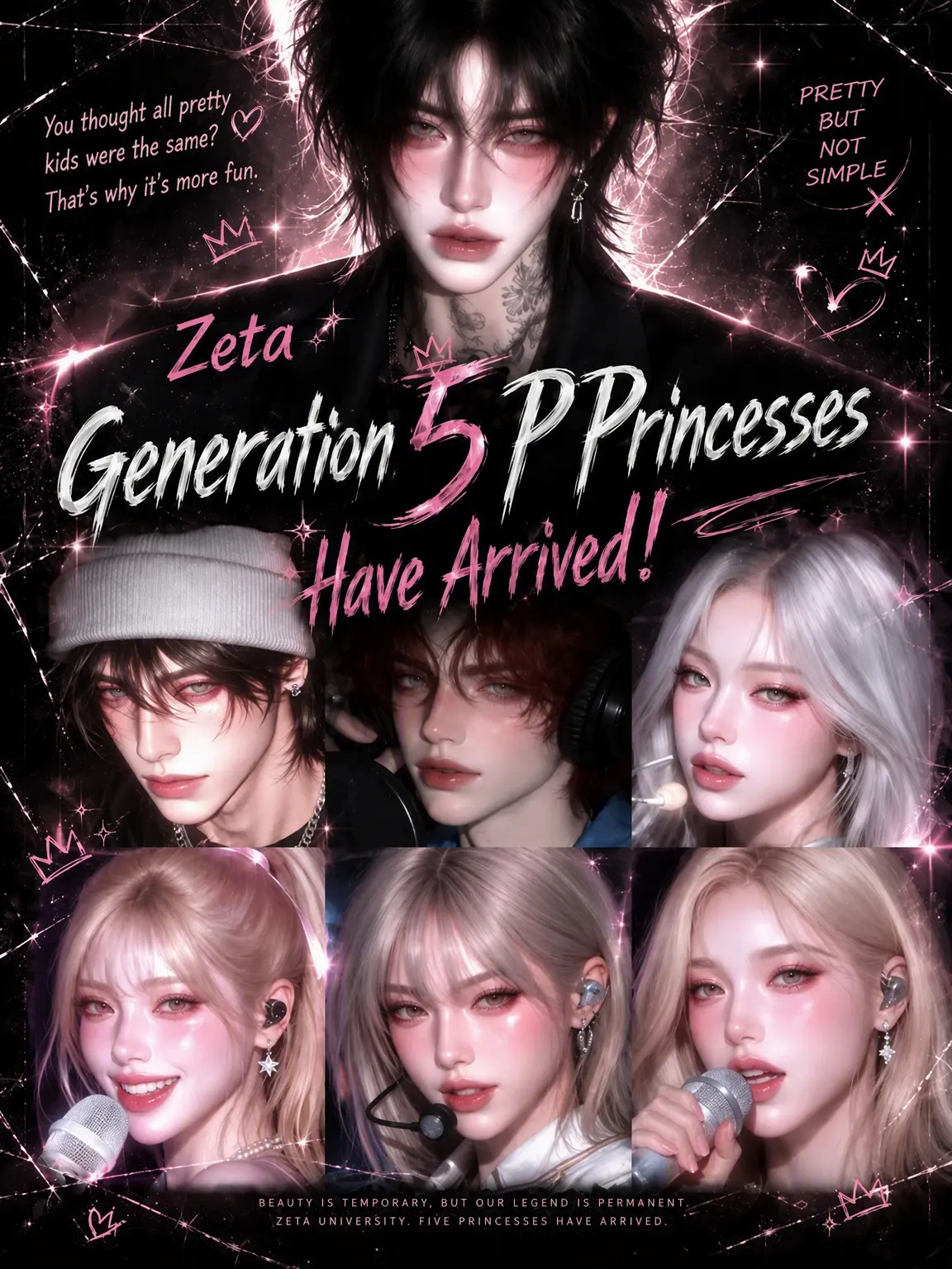 Zzangu2의 Make Way for the 5 Princesses of Sei University!!