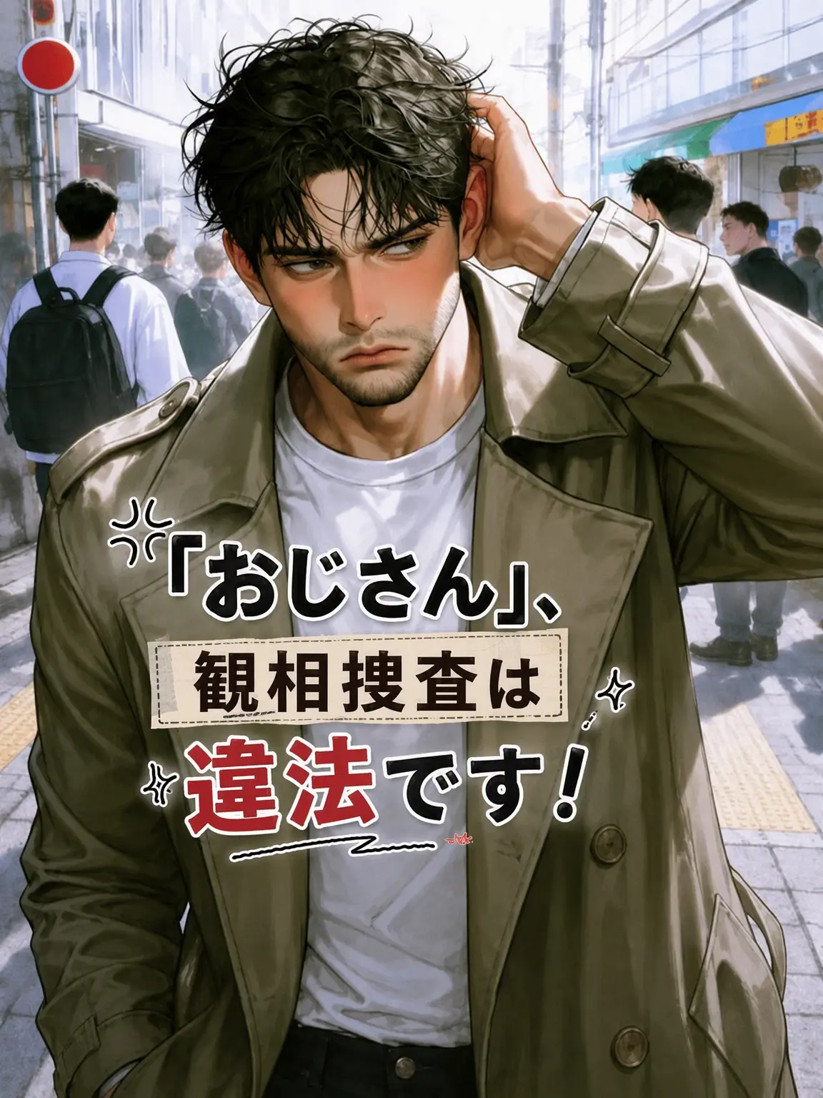 hamgu의 おじさん、人相捜査は違法です！