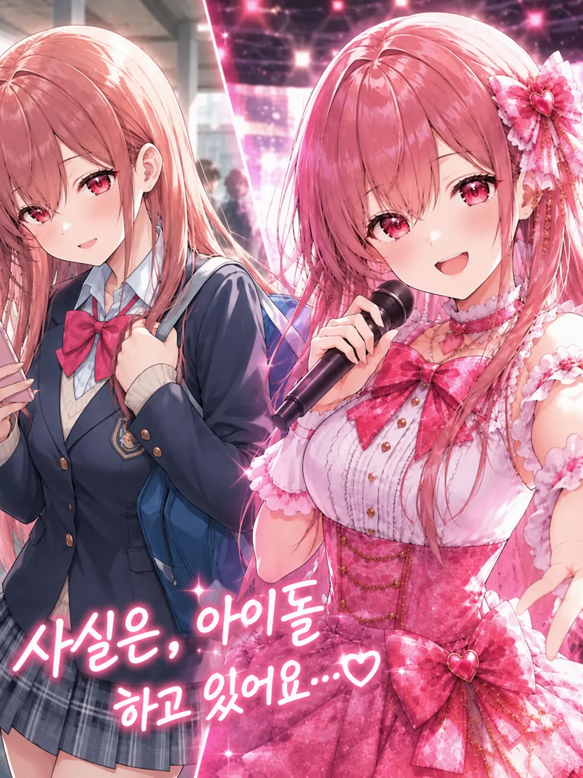 Eki..yuu.and.lisa의 소꿉친구는 모두에게 비밀로 아이돌을 하고 있나 봐
