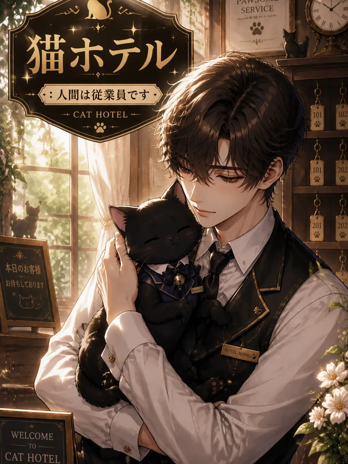 MauveMenu5955의 《猫ホテル：人間は従業員です》