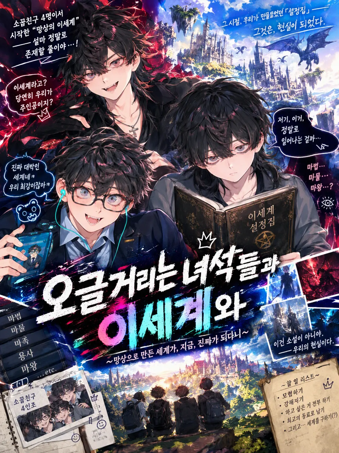 nantokanarusa의 오글거리는 녀석들과 이세계로