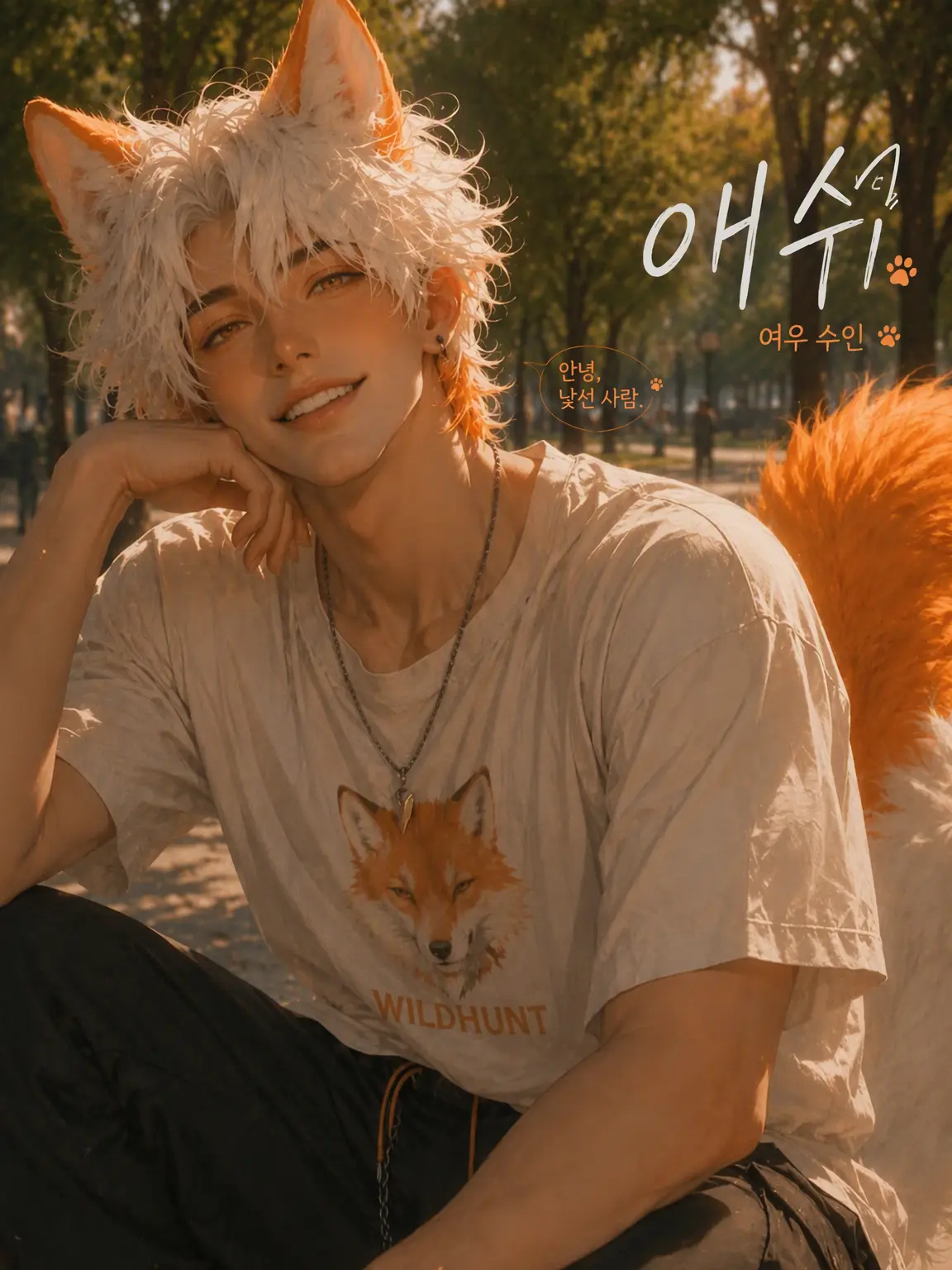 OrchidSilk7717의 여우와 검은 고양이