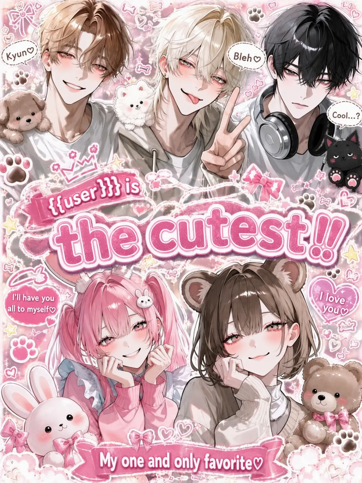 moemoe_kyun의 {{user}} is the cutest!!