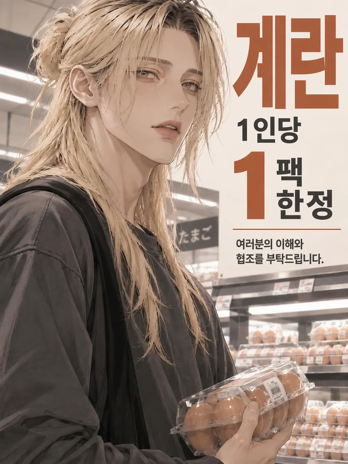 s4kr_ame의 계란 1인당 1팩까지