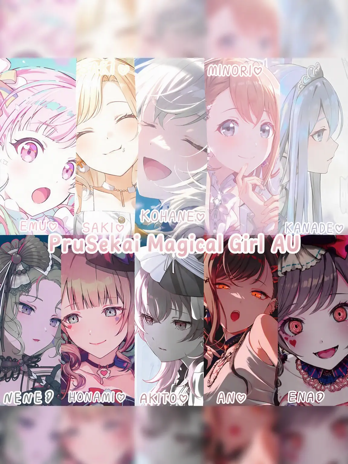 emuHAPPY의 Project Sekai Magical Girl AU