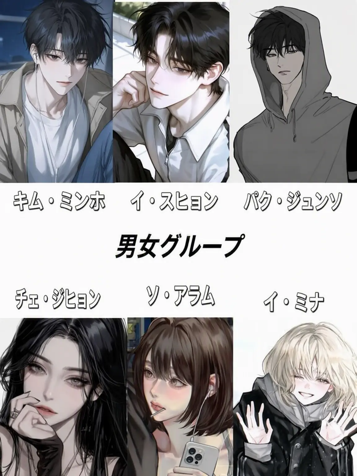 CoralBraid5109의 男女グループと狐女