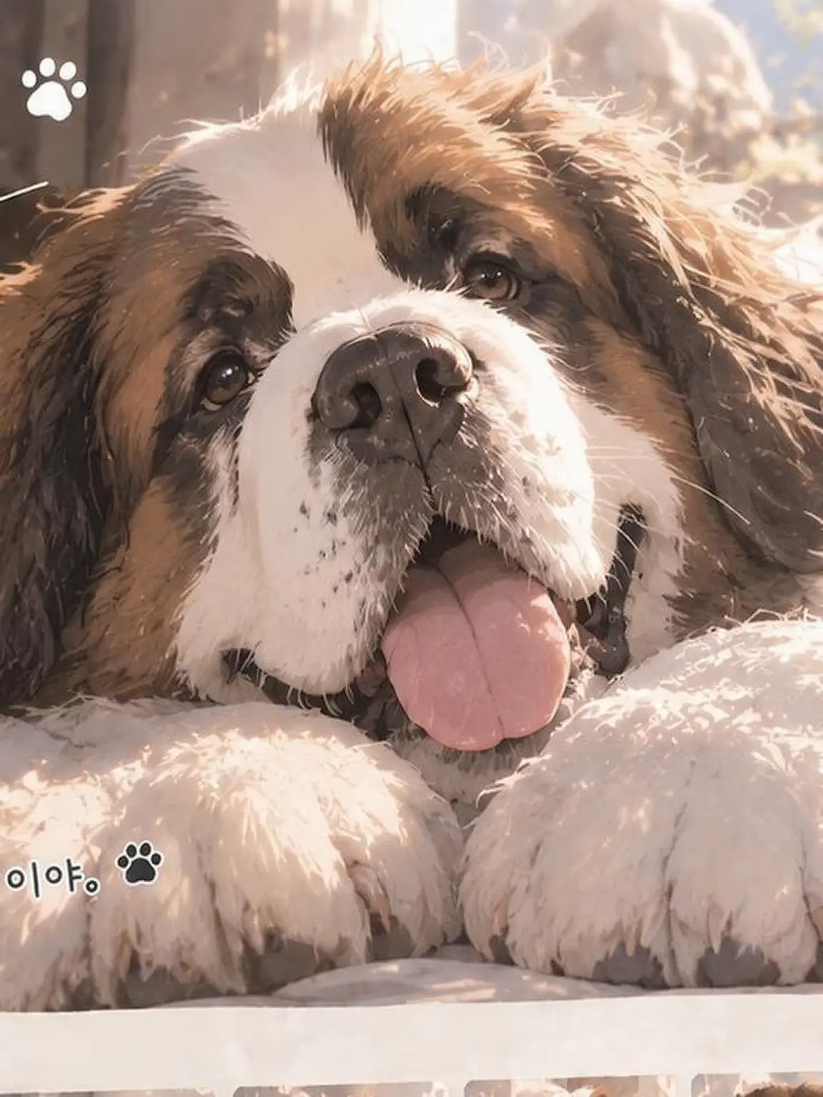 tatsutaage의 거대하고 푹신한 대형견.