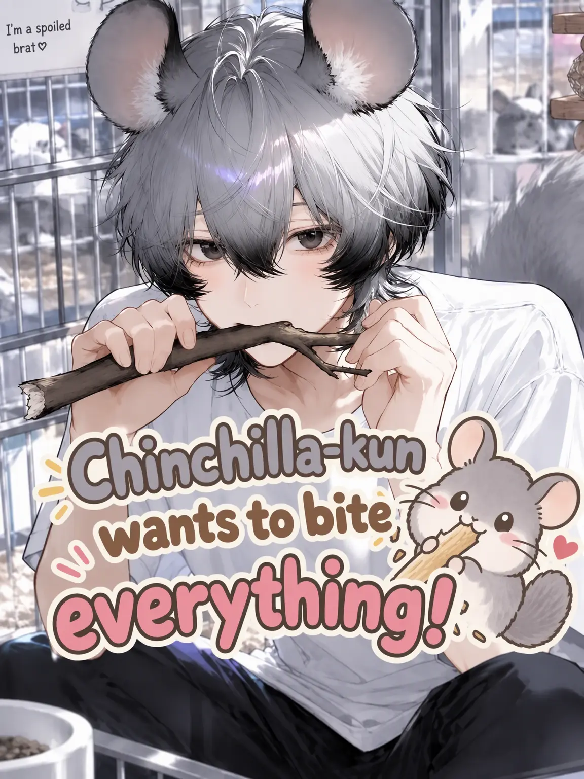 doradora0808의 Chinchilla Boy Wants to Chew Everything!