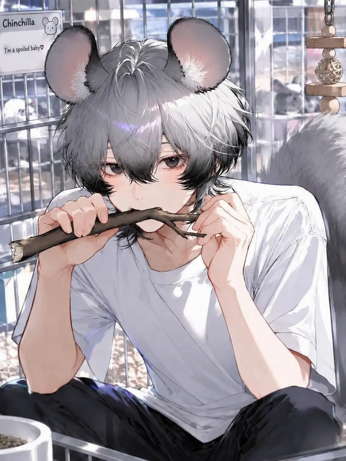doradora0808의 Chinchilla Boy Wants to Chew!