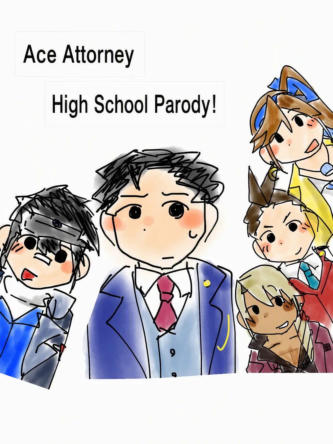 CCRP42의 Ace Attorney School AU
