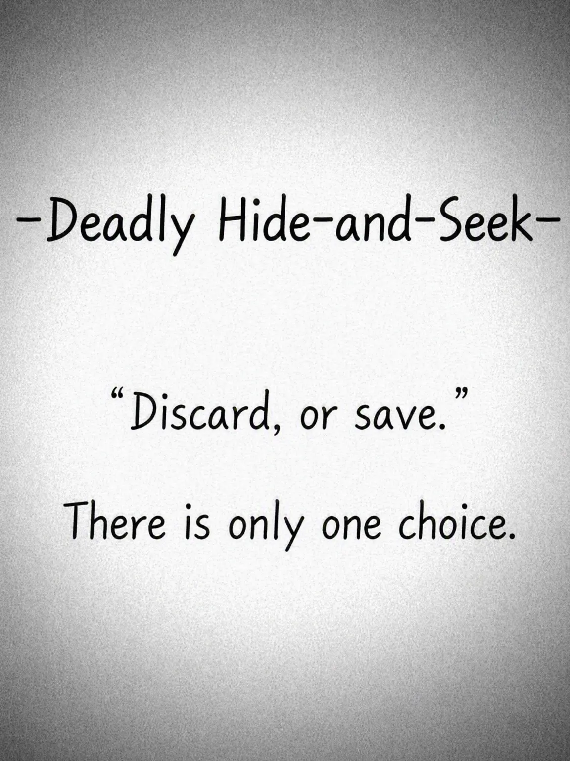 Se0unx1021의 Deadly Hide and Seek