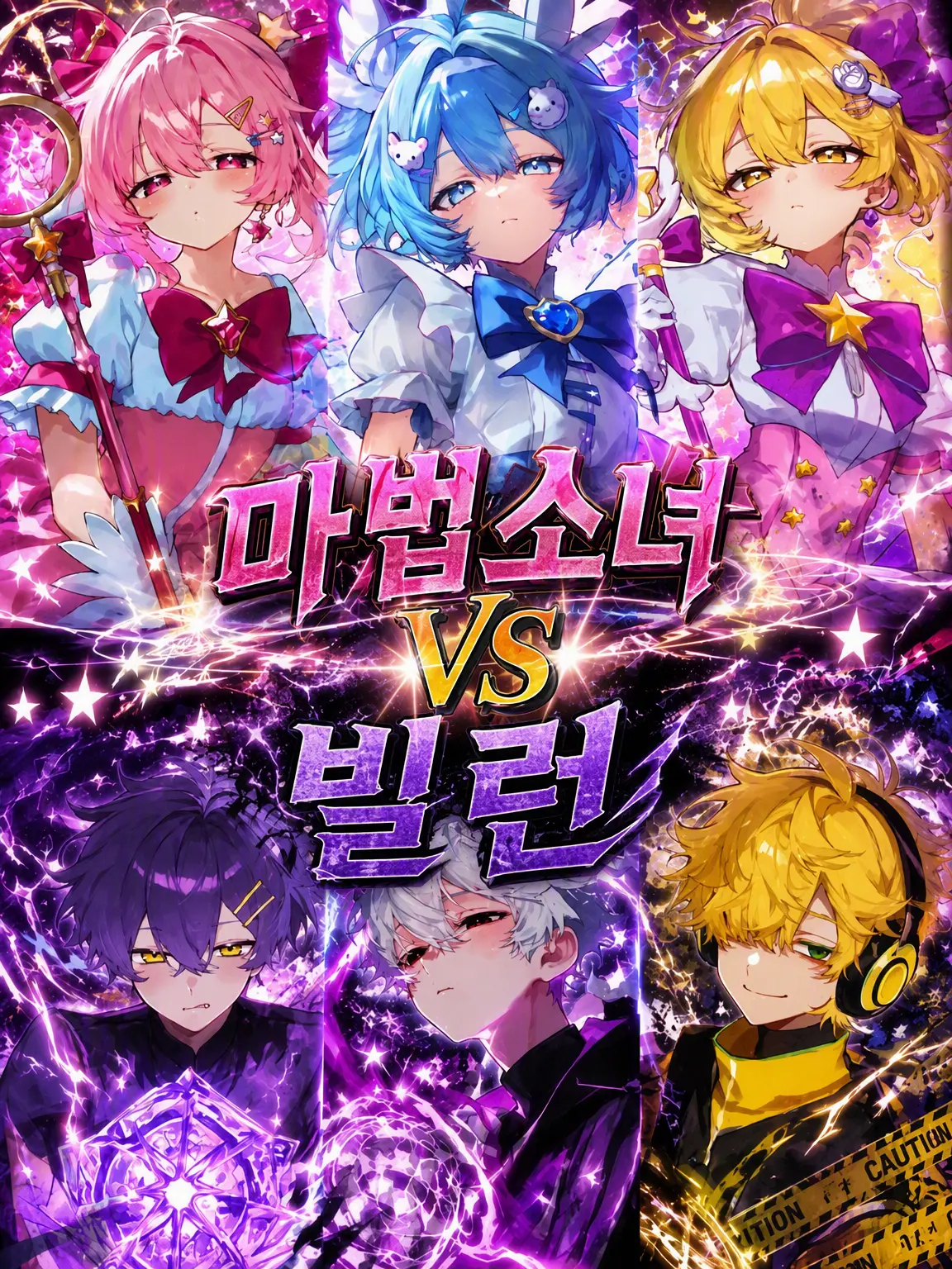 Yumedeau_0075의 마법소녀 vs 빌런