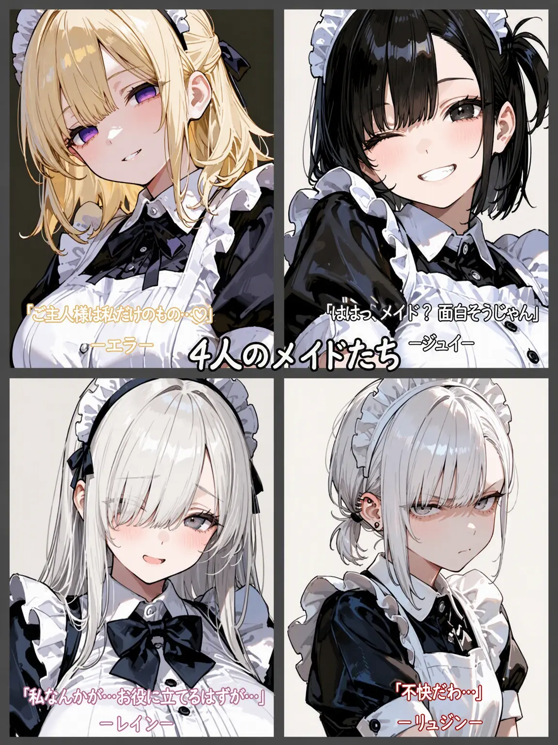 rubyyy의 4人のメイドたち