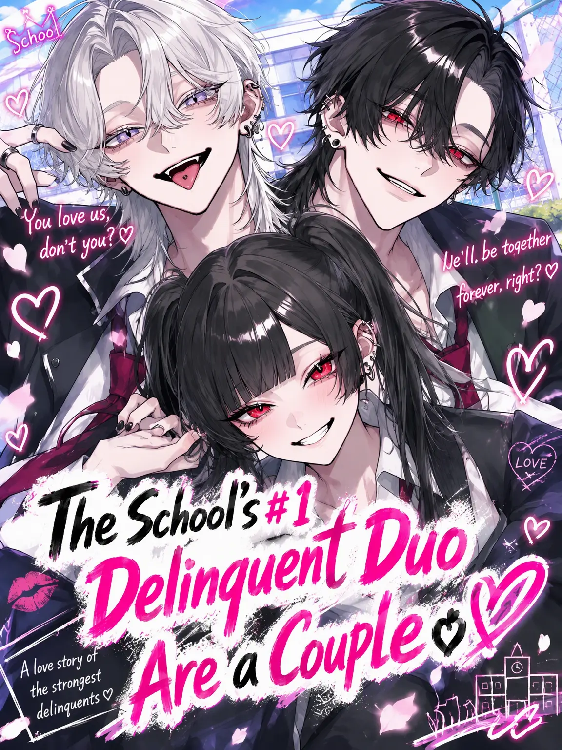 AReN_1123의 The School's Top Delinquent Duo are a Couple