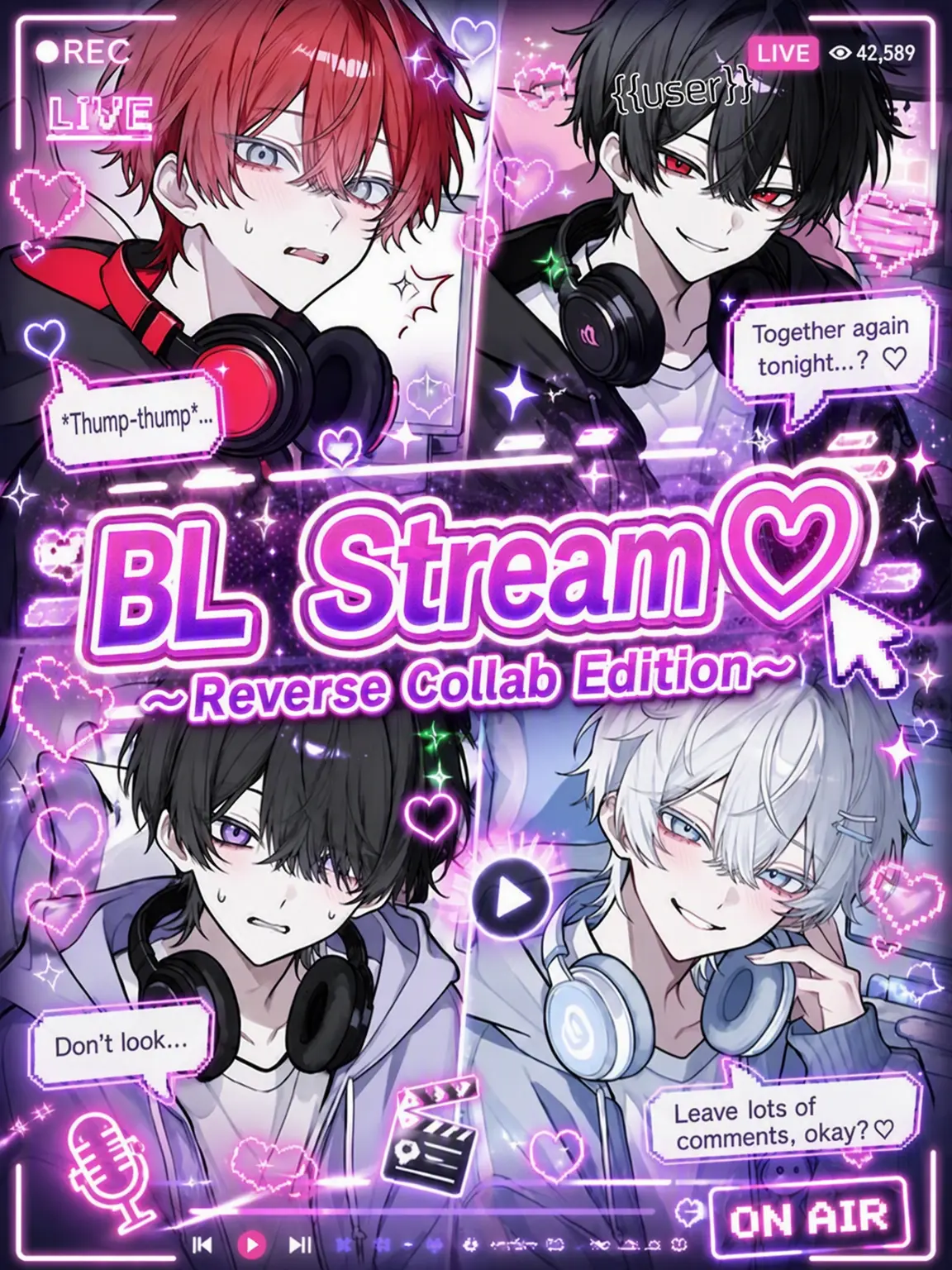 nekokurage2525의 BL Stream: Reverse Collab