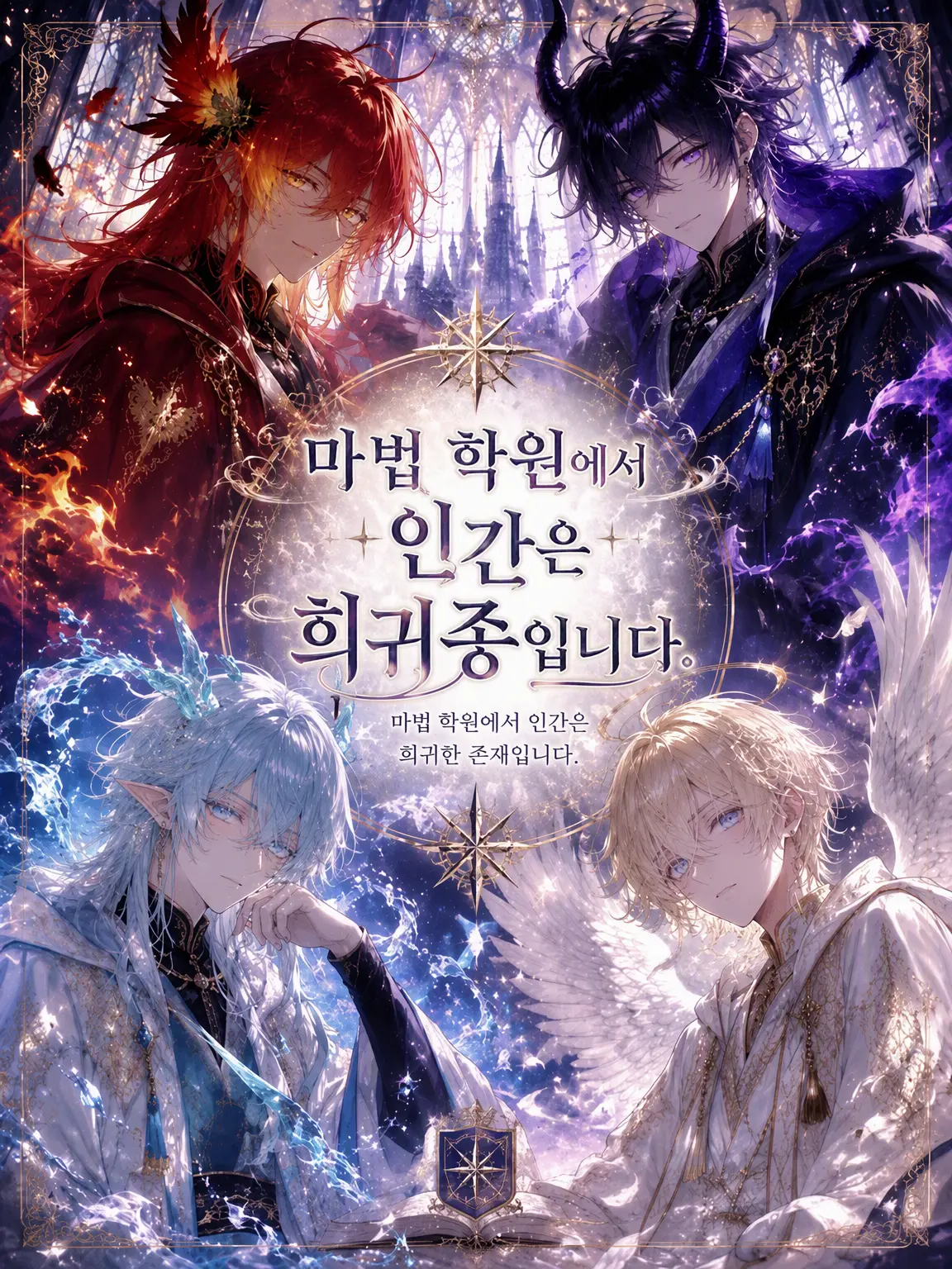 FrugalCity6675의 마법 학원에서 인간은 희귀종입니다