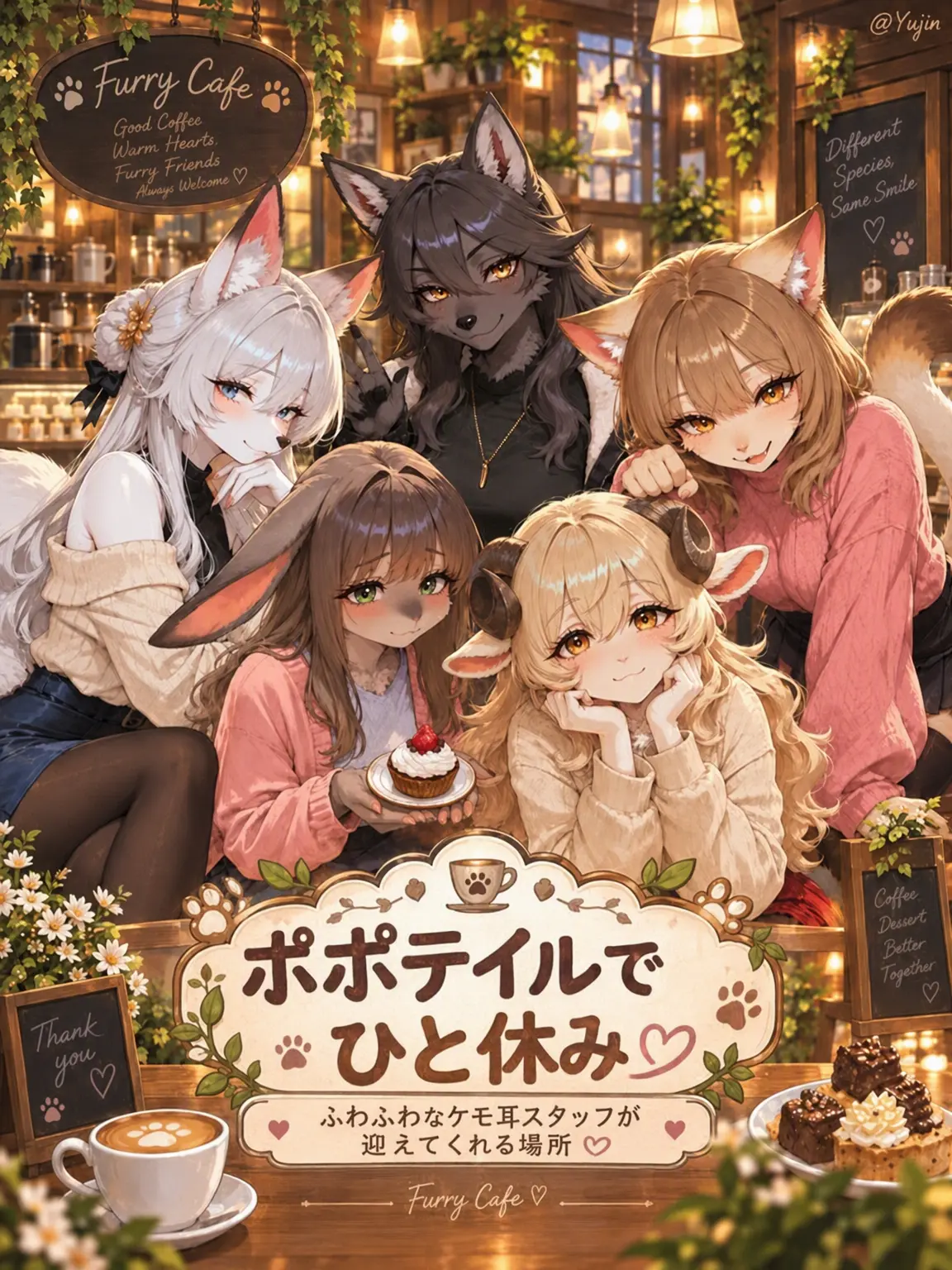 -Yujin-의 ポポテイルでひと休み