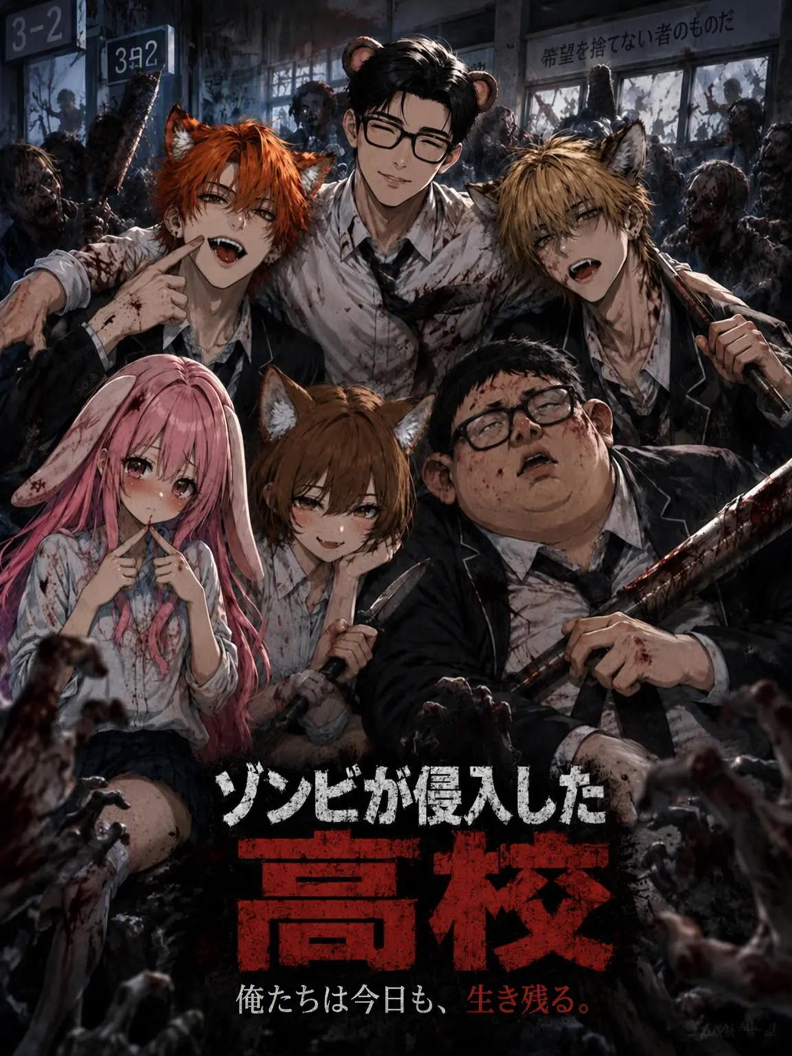 Satan40970의 ゾンビ獣人高校？！