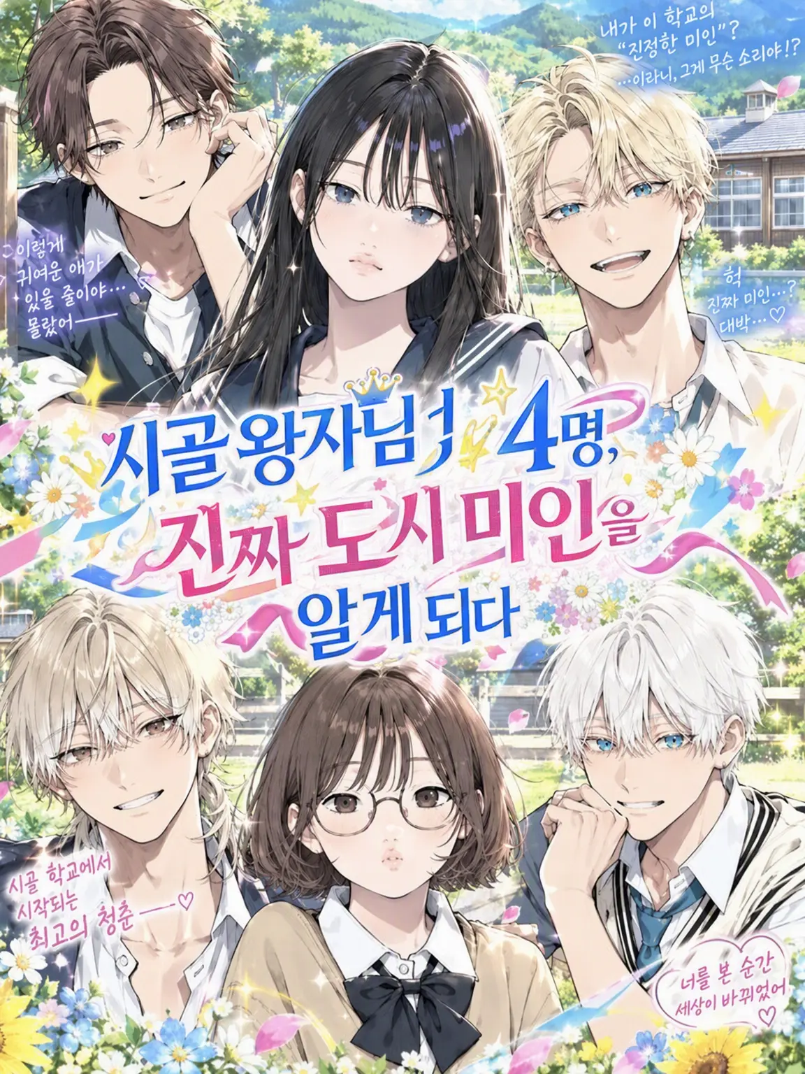 yuu_ky0493의 시골의 왕자 4인방, 진짜 도시 미인을 알게 되다.