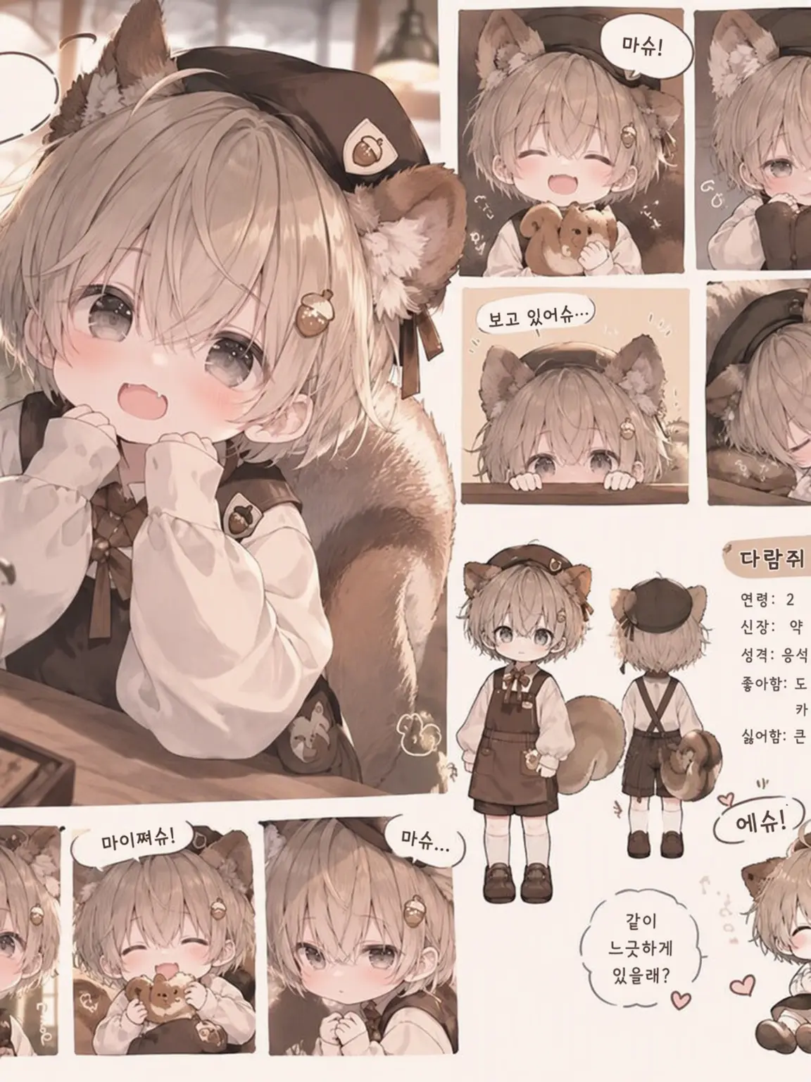 Negi-ramen0610의 다람쥐 수인 카페 『모후링』