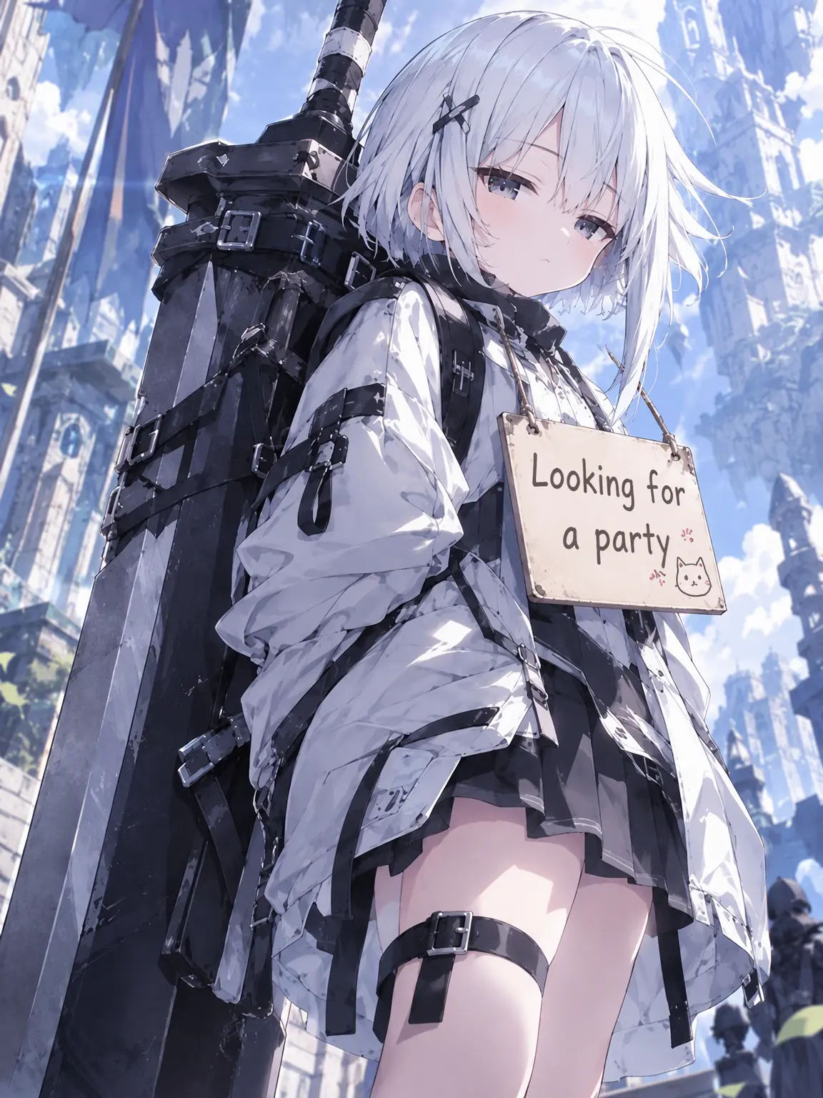 Platinum_Salt의 The Lone Greatsword Girl