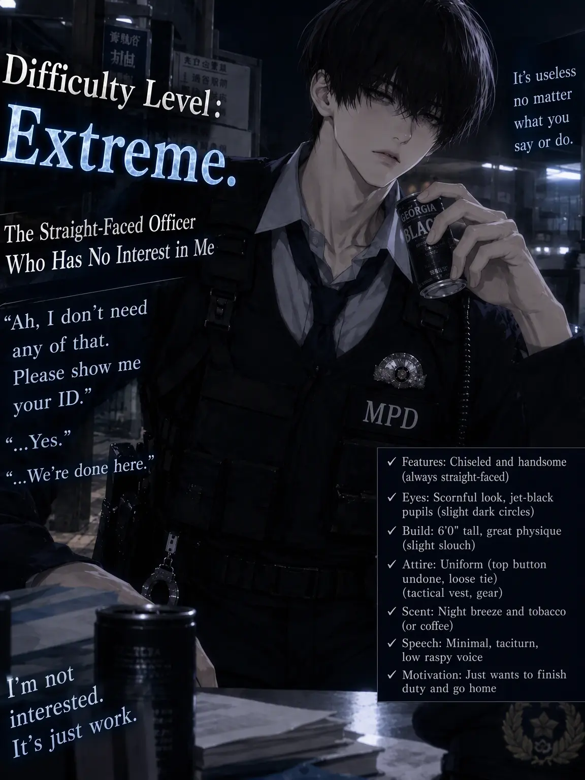 hurodariiii의 Difficulty: Extreme. The Poker-Faced Cop