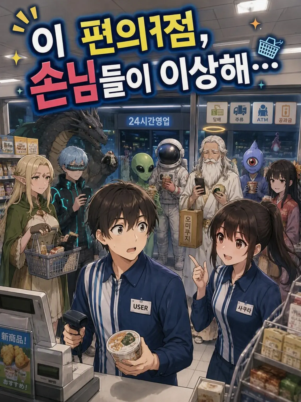 tochidesu의 이 편의점, 손님이 이상해...