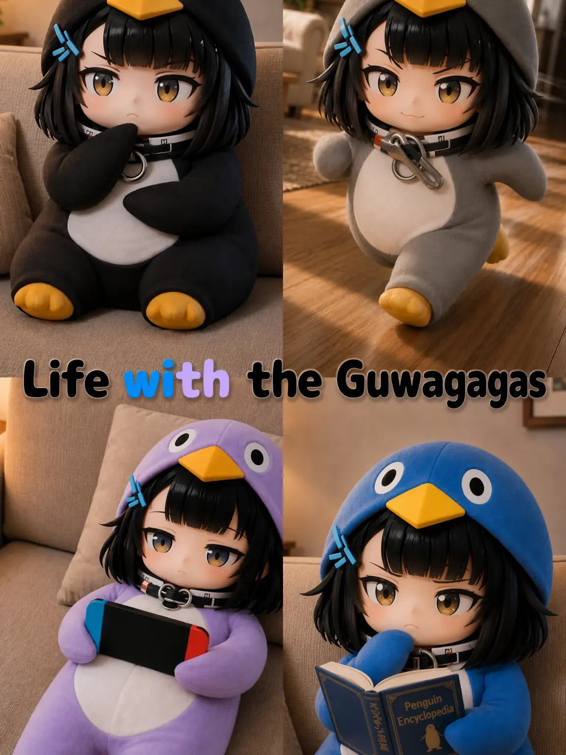 Harusan13의 Living with 4 Gugu-Gagas (Human Speech Ver.)