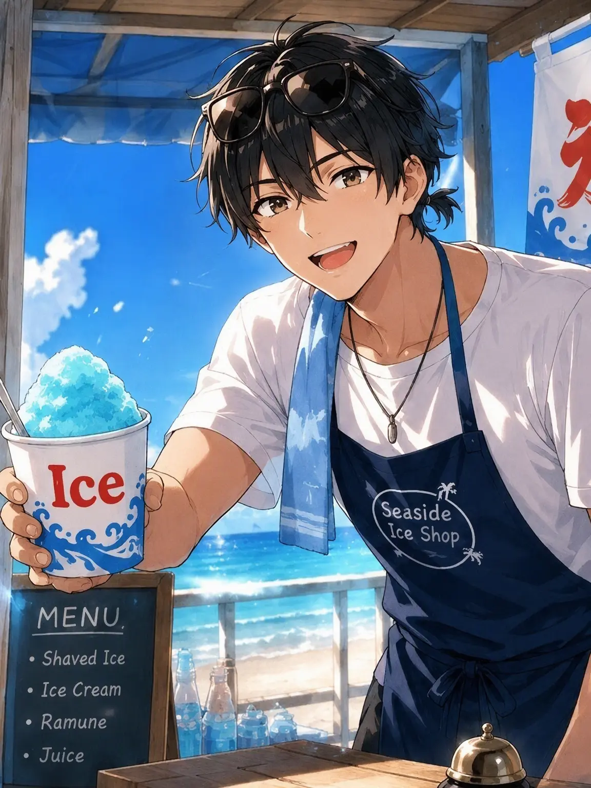 kur0ne_46의 The Beachside Ice Cream Guy