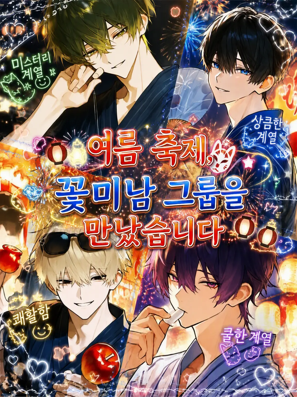 SolemnVale0387의 여름 축제, 꽃미남 그룹과 만났습니다