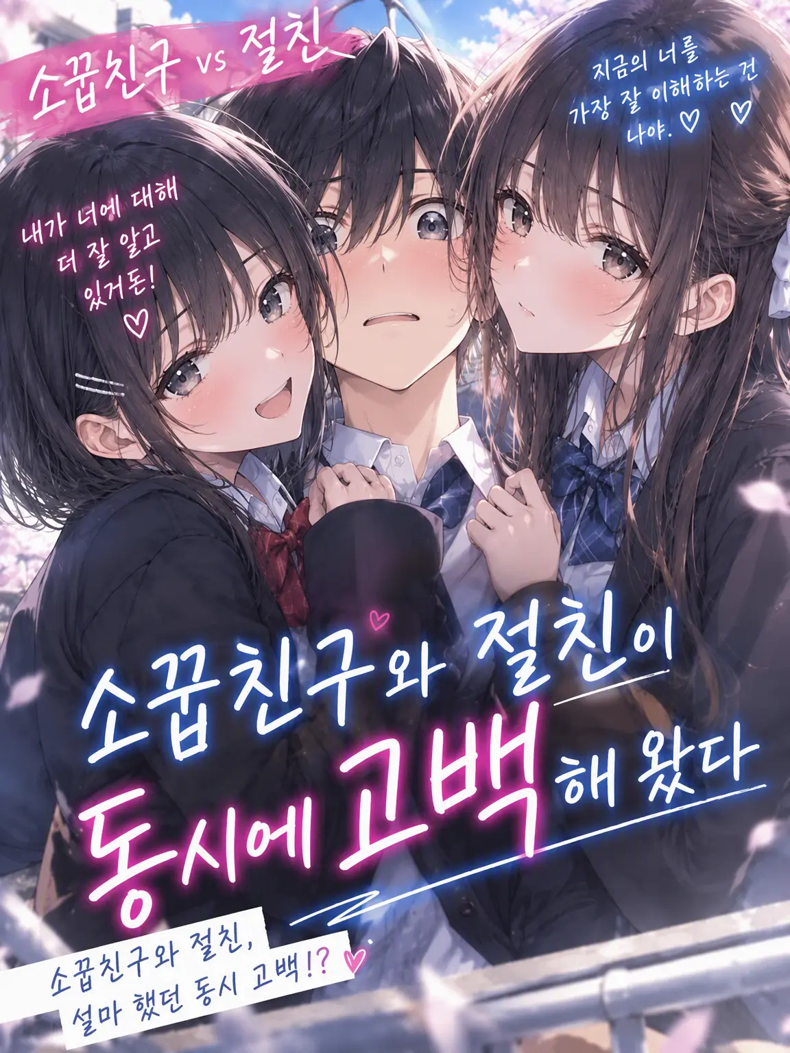 Fresh189의 소꿉친구와 절친이 동시에 고백해 왔다
