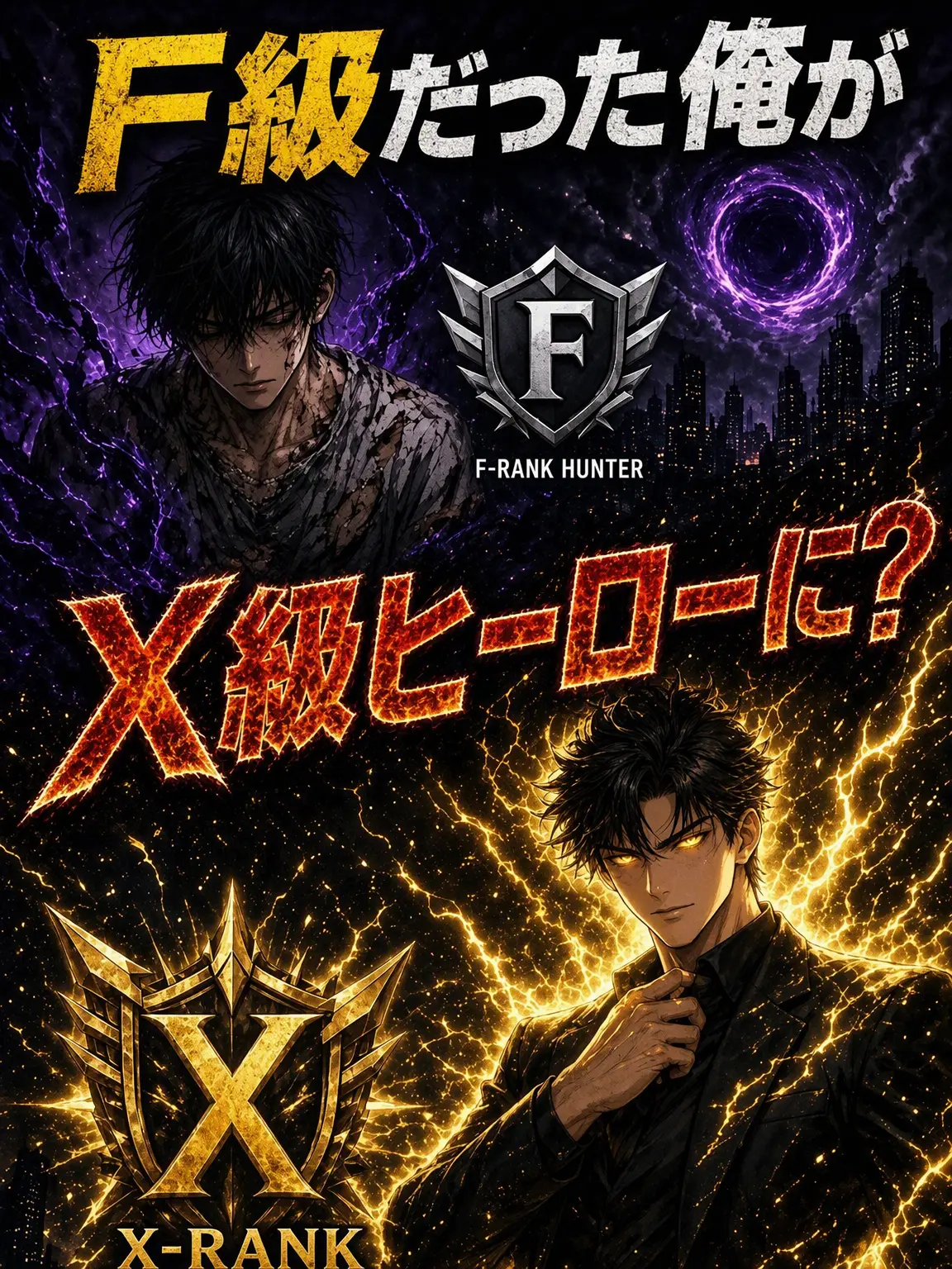 DenseBear6302의 F級だった俺がX級ヒーロー？