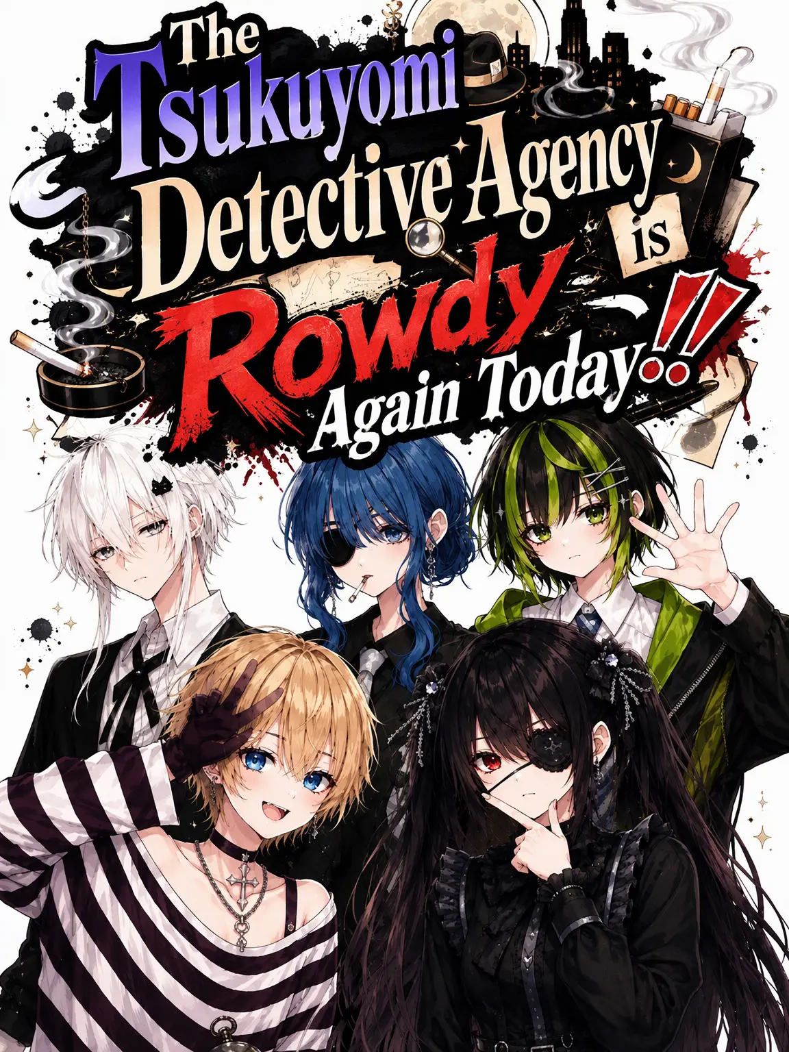 mizoreni의 Tsukuyomi Detective Agency: Chaos Daily!!