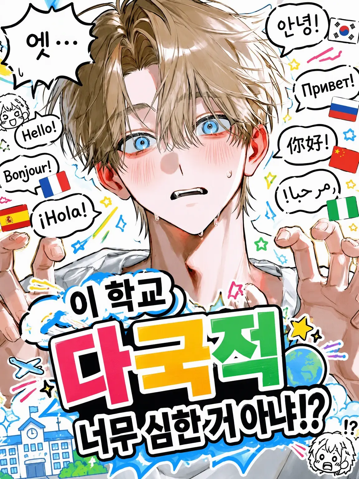 LinearBatik2428의 이 학교, 너무 다국적 아닌가요!?