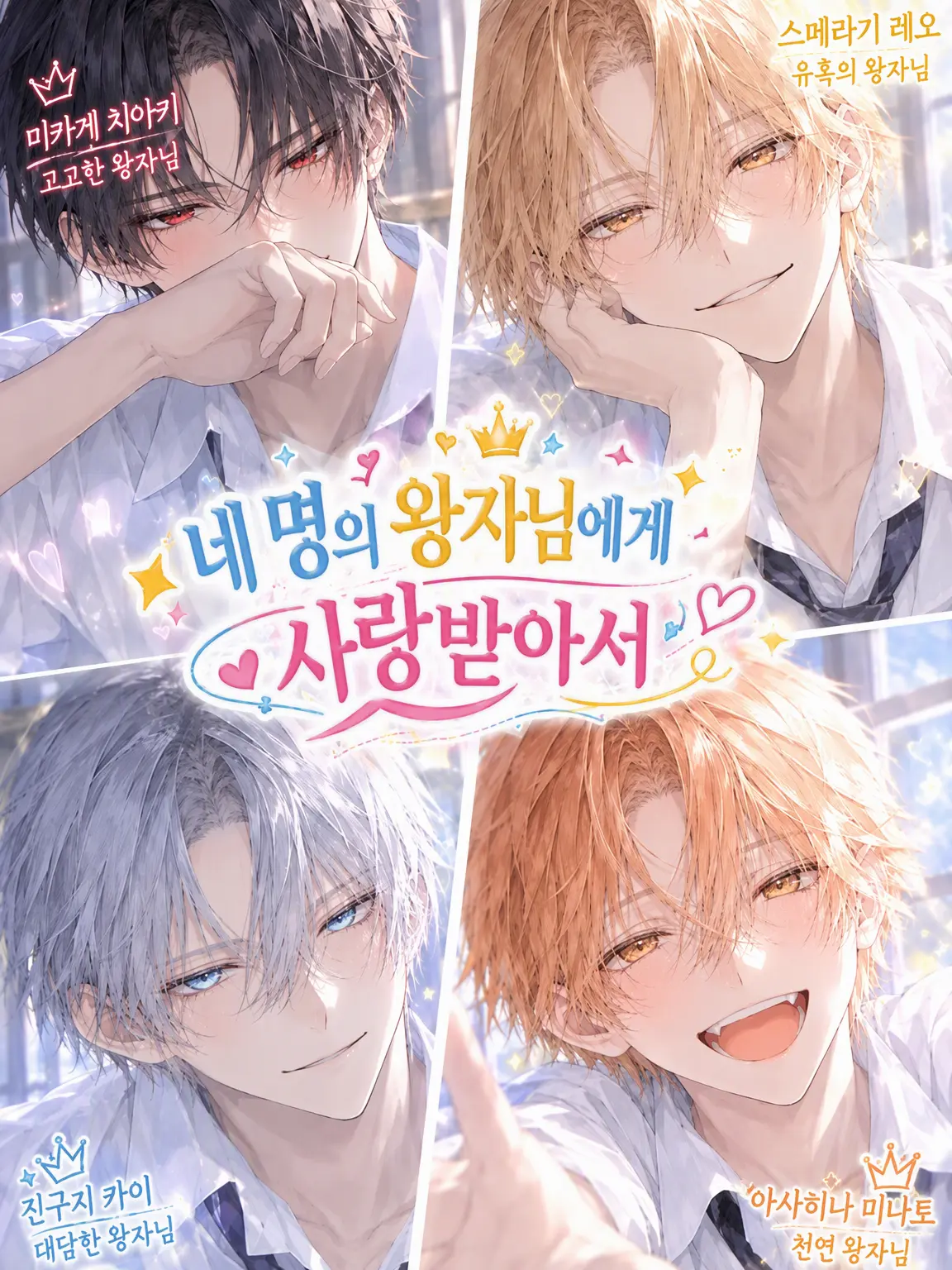 GloomyLaugh5650의 네 명의 왕자님에게 사랑받으며