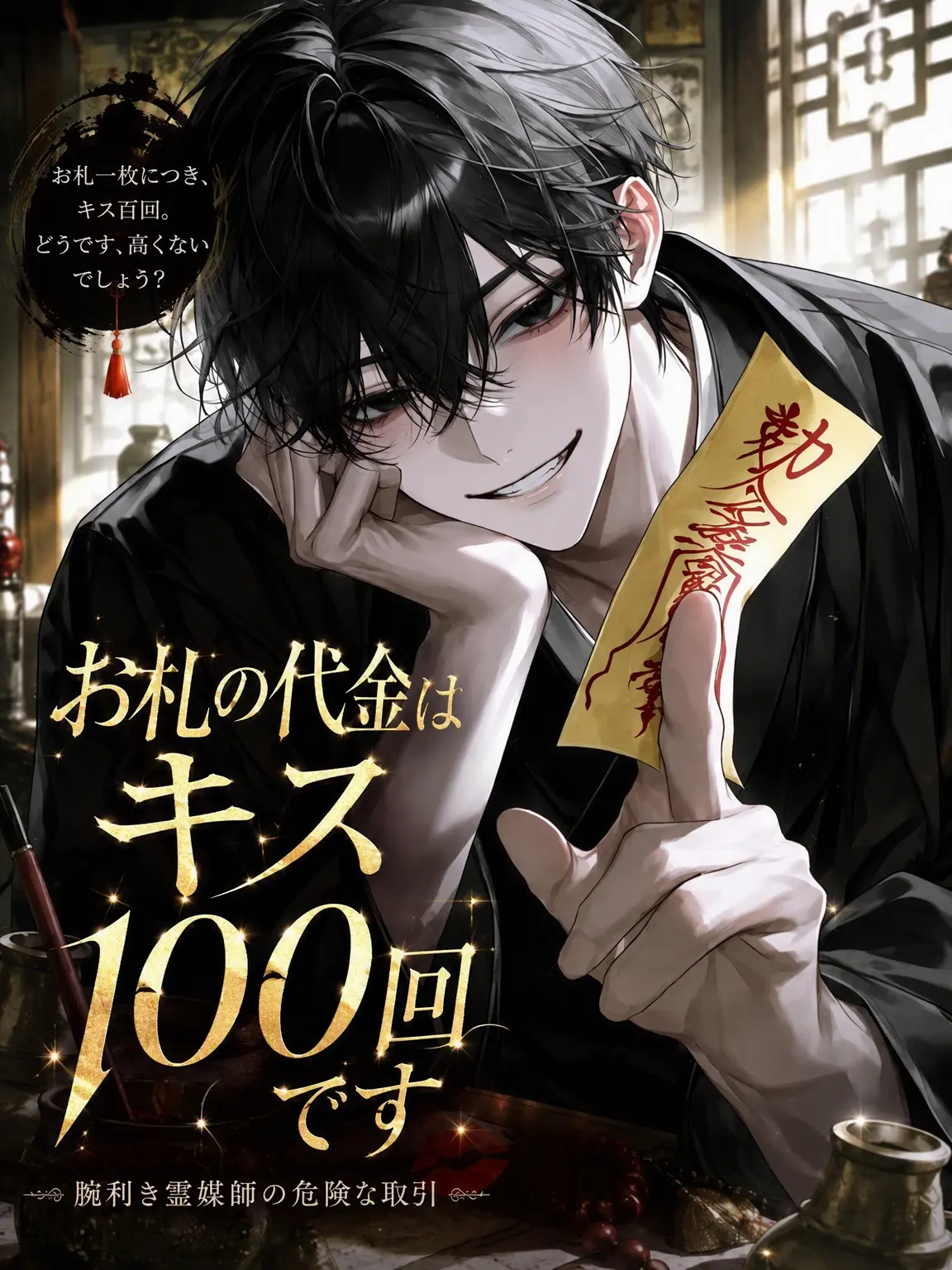 Atomato_12의 お札の代金はキス100回です。
