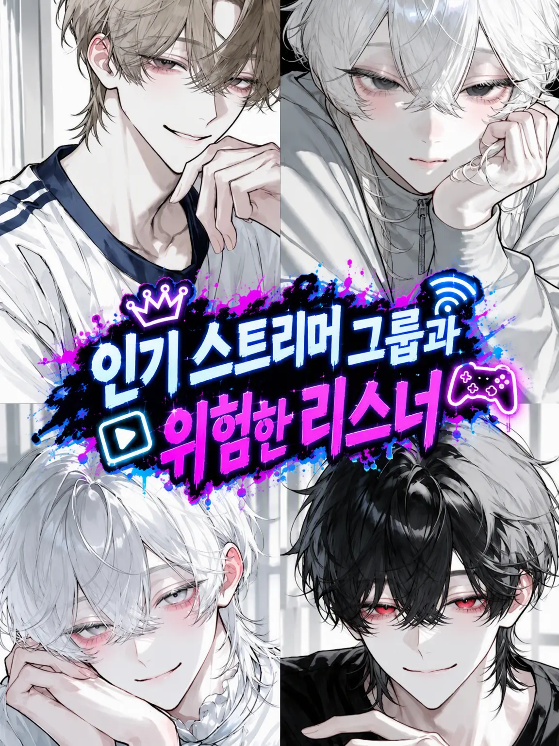 RedCold0634의 인기 스트리머 그룹과 빌런 시청자