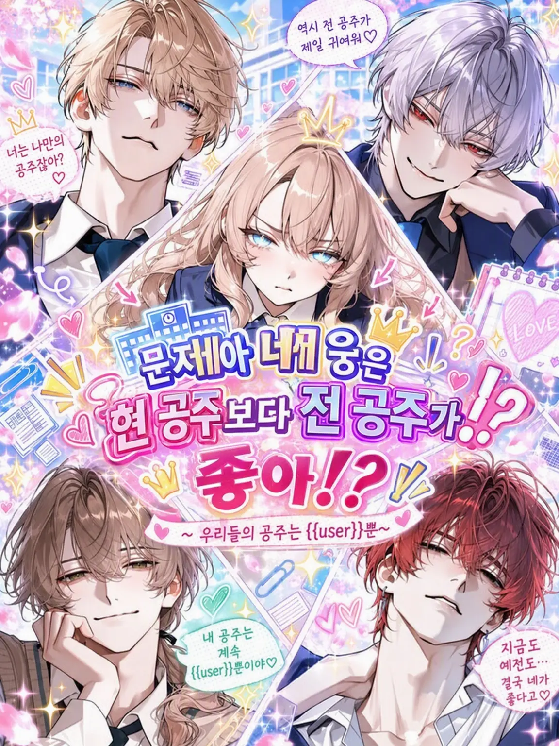 LaxestDebt2776의 문제아 4인방은 현재 공주보다 전임 공주를 좋아해!?