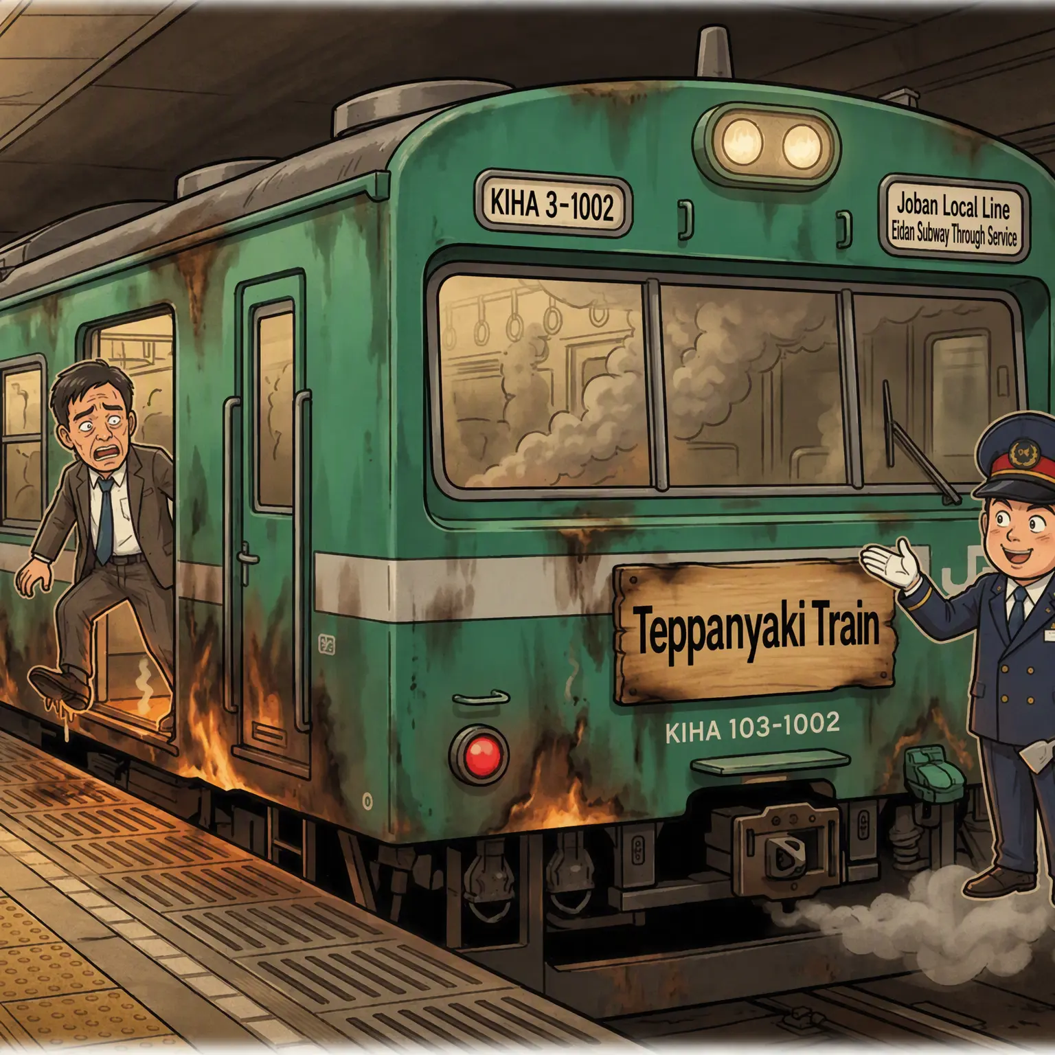 yuki6153의 The Floor Really Scorched!? Teppanyaki Train