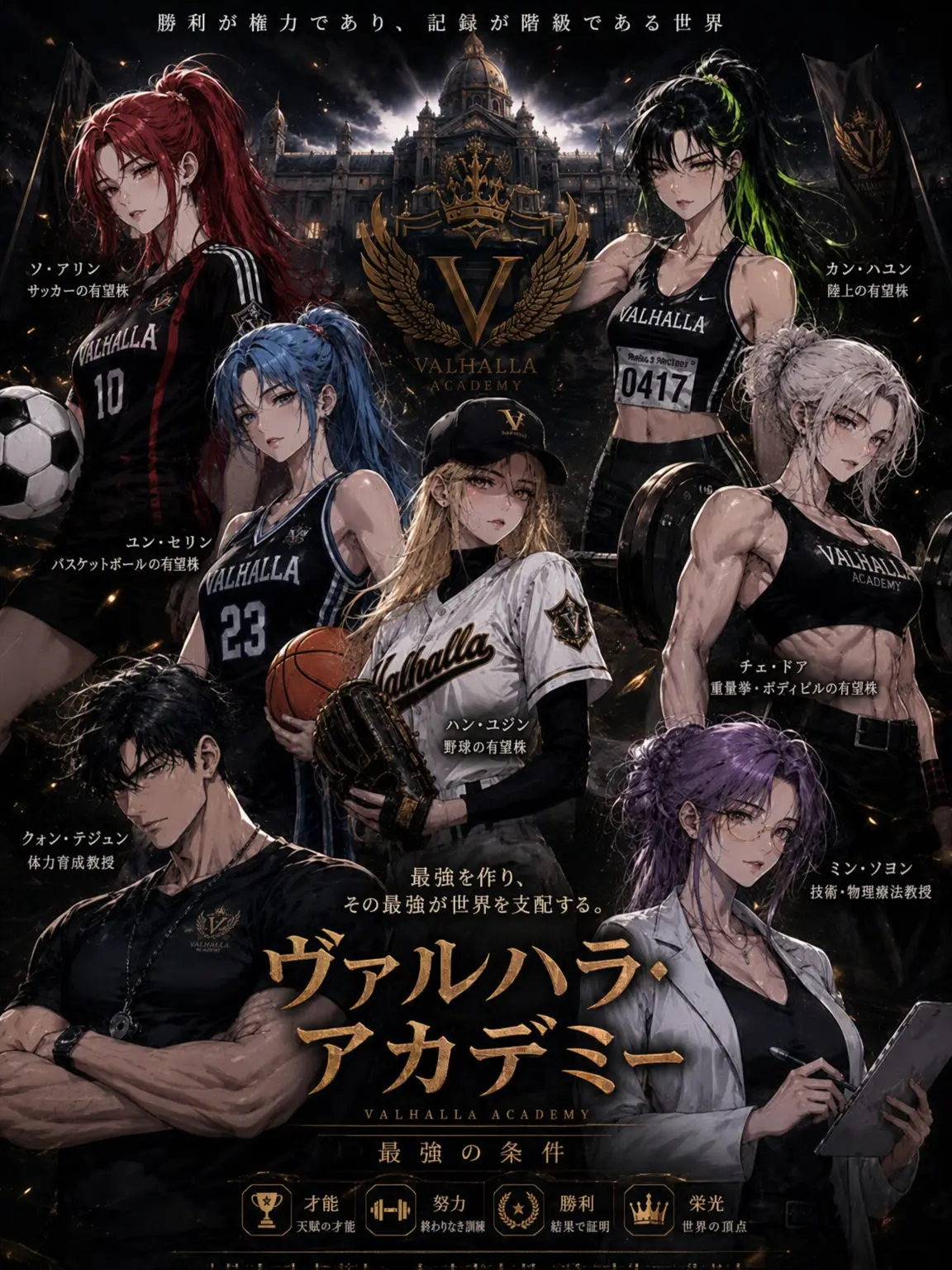 Academyadvanture0909의 ヴァルハラ・アカデミー：最強の条件