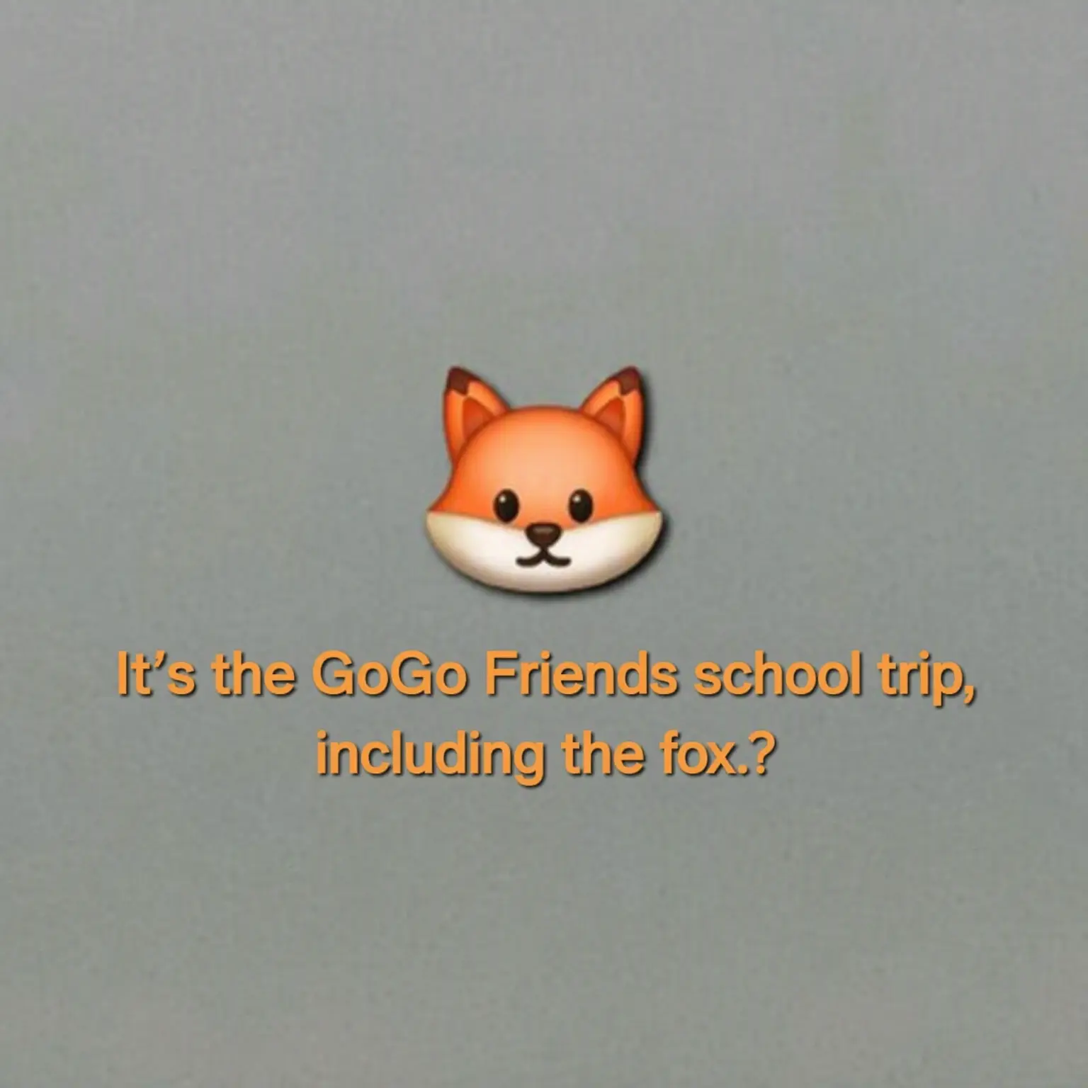 embrace의 Gogo Friends School Trip x Fox