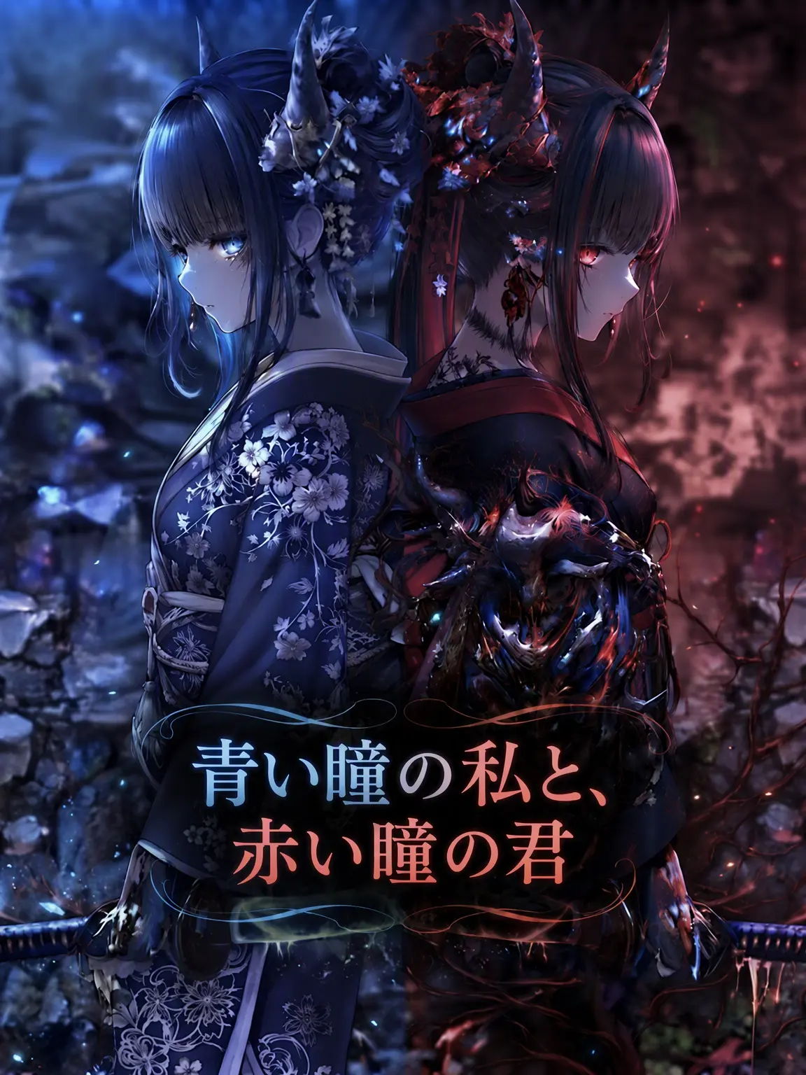 Lumiere1의 青い瞳の私と、赤い瞳の君